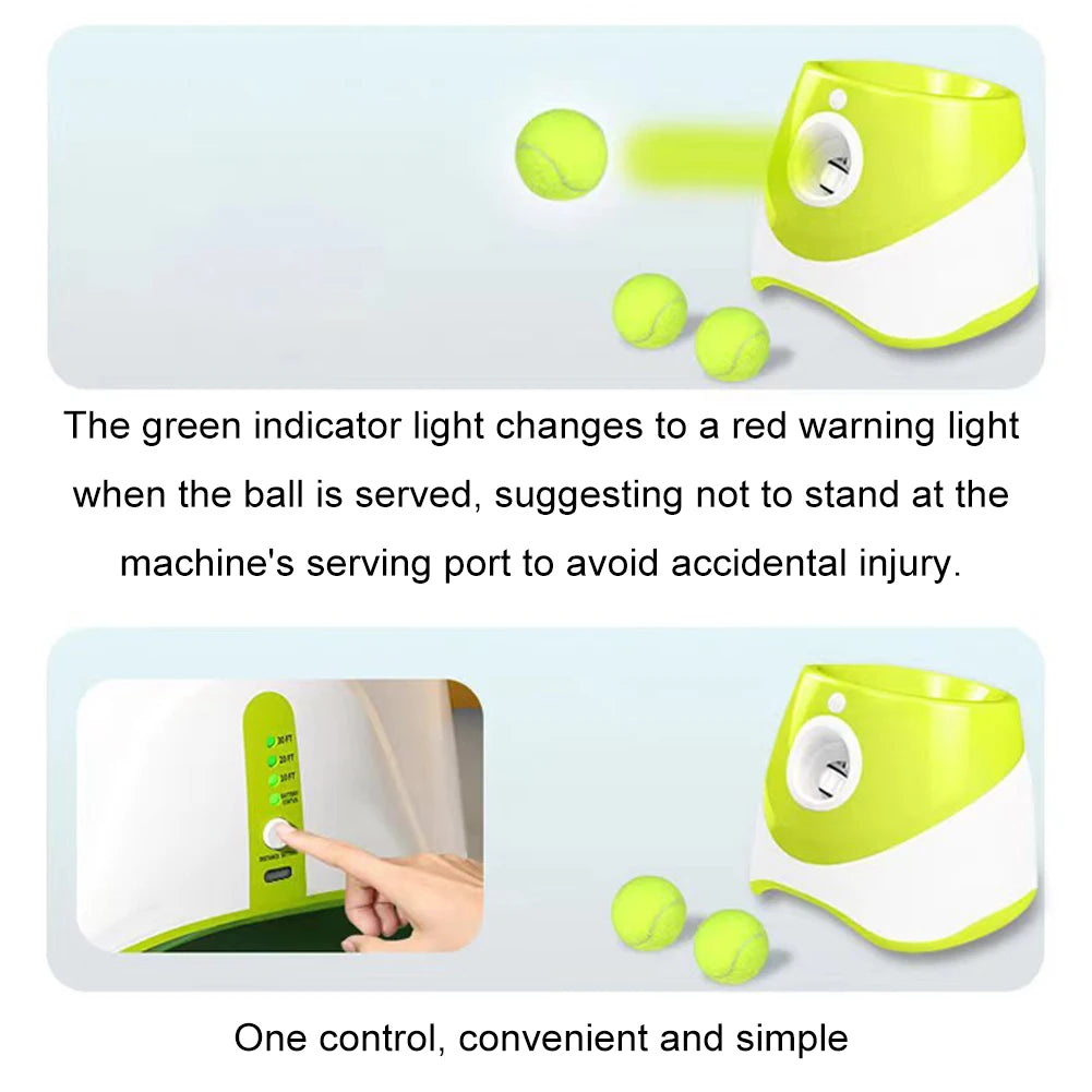 Pet Prime Automatic Dog Ball Thrower Launcher for Outdoor Play