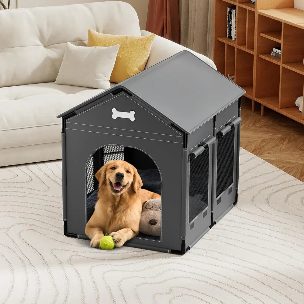 Indoor Dog House Kennel Bed Mat Cushion Winter Warm
