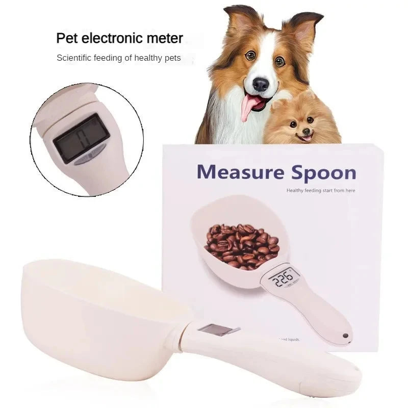 Hign-concerned Digital Pet Food Measuring Scoop Electronic Spoon Scale With LED Display