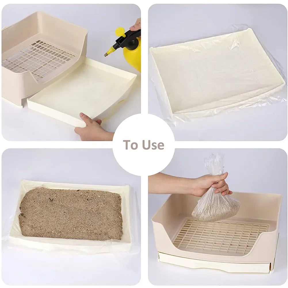 Large Bunny Toilet With Drawer For Rabbits And Small Pets