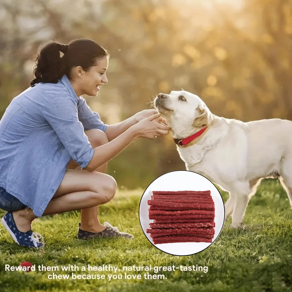 All Natural Beef Stick Dog Treats Healthy Digestible 200g 400g