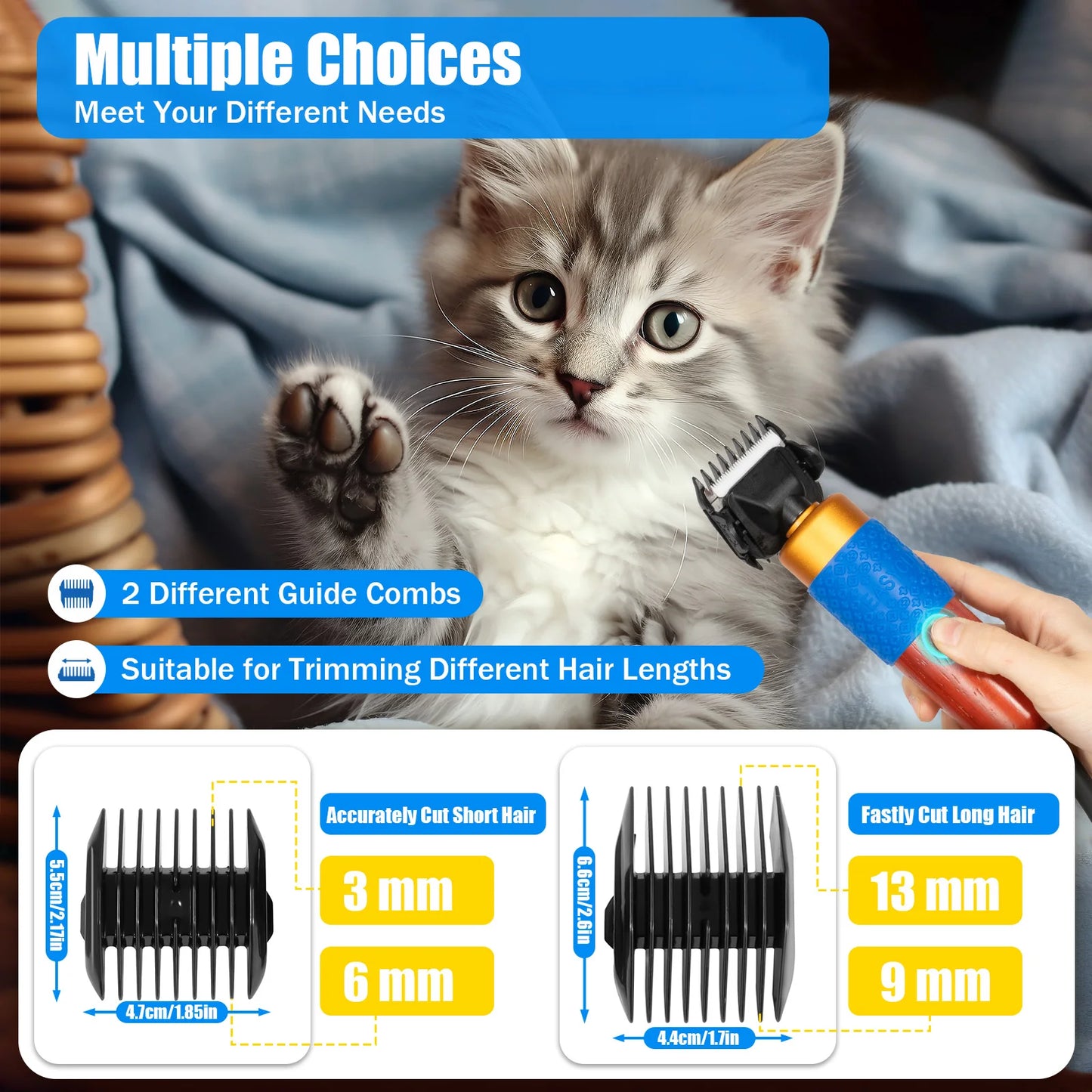 Electric Animal Fur Shears For Dogs Cats Sheep Goats
