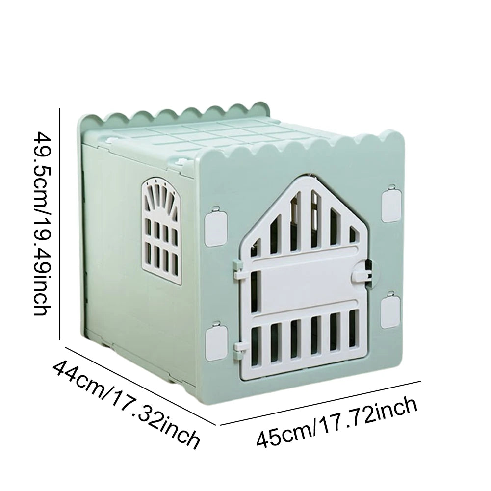 Closure Waterproof Plastic Cat House For Outdoor Cats