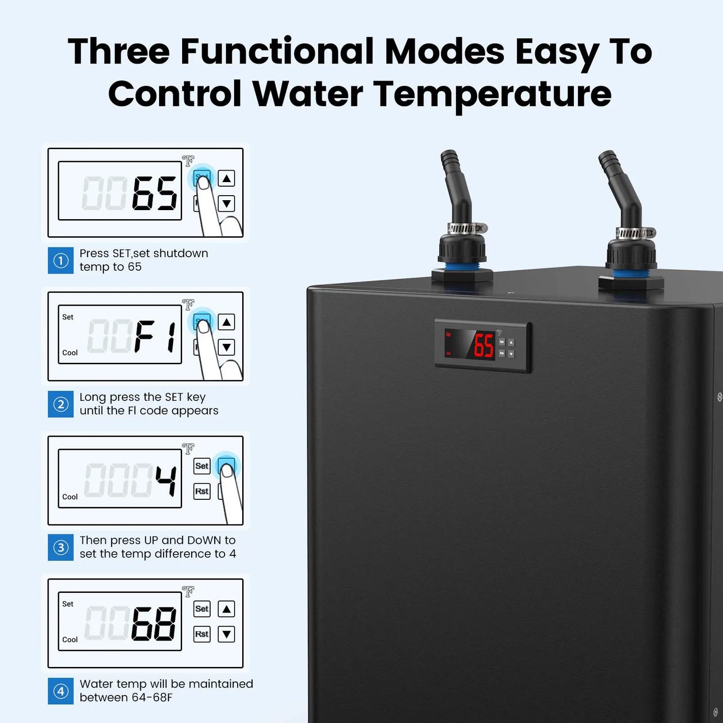 500L Aquarium Chiller for Hydroponics and Aquatic Life