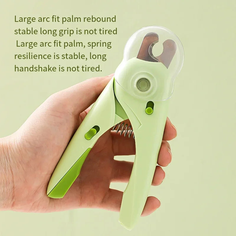 LED Light Pet Nail Clippers for Dogs and Cats