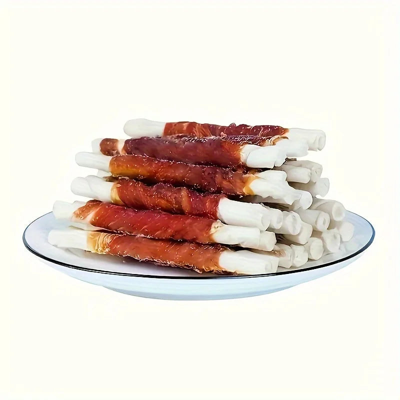 Duck Wrapped Rawhide Sticks 3 Pack for All Dog Sizes