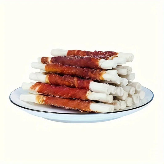 Duck Wrapped Rawhide Sticks 3 Pack for All Dog Sizes