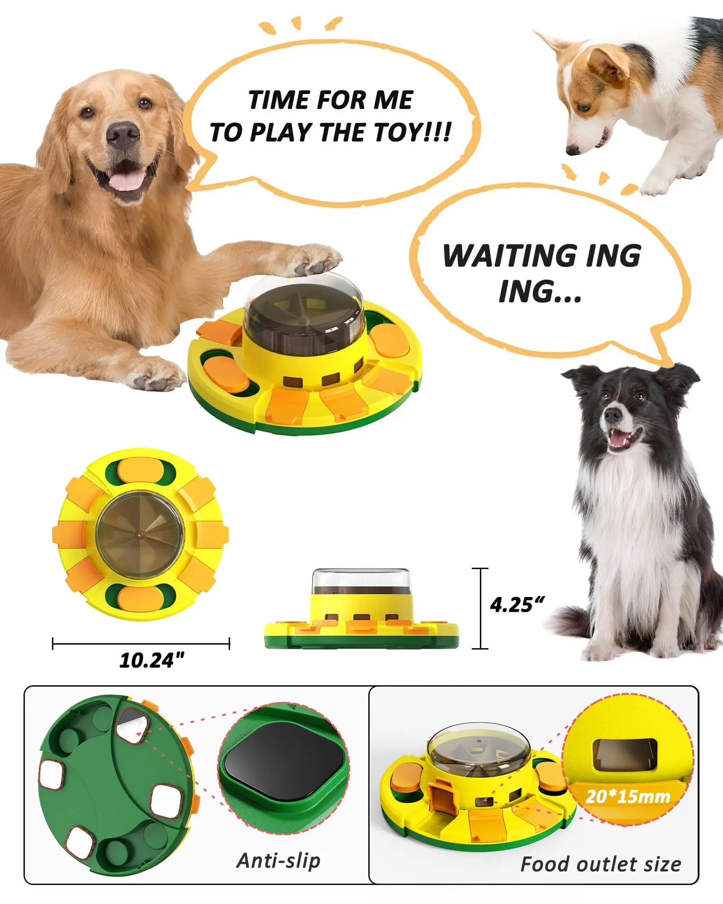 Interactive Dog Puzzle Toy Slow Feeder for All Breeds