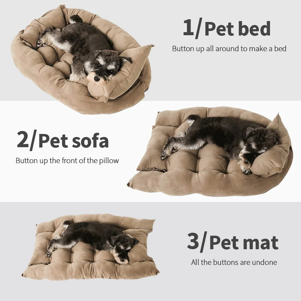 Didog 3 In 1 Multifunction Dog Bed Mat For Dogs Cats Nest Cozy