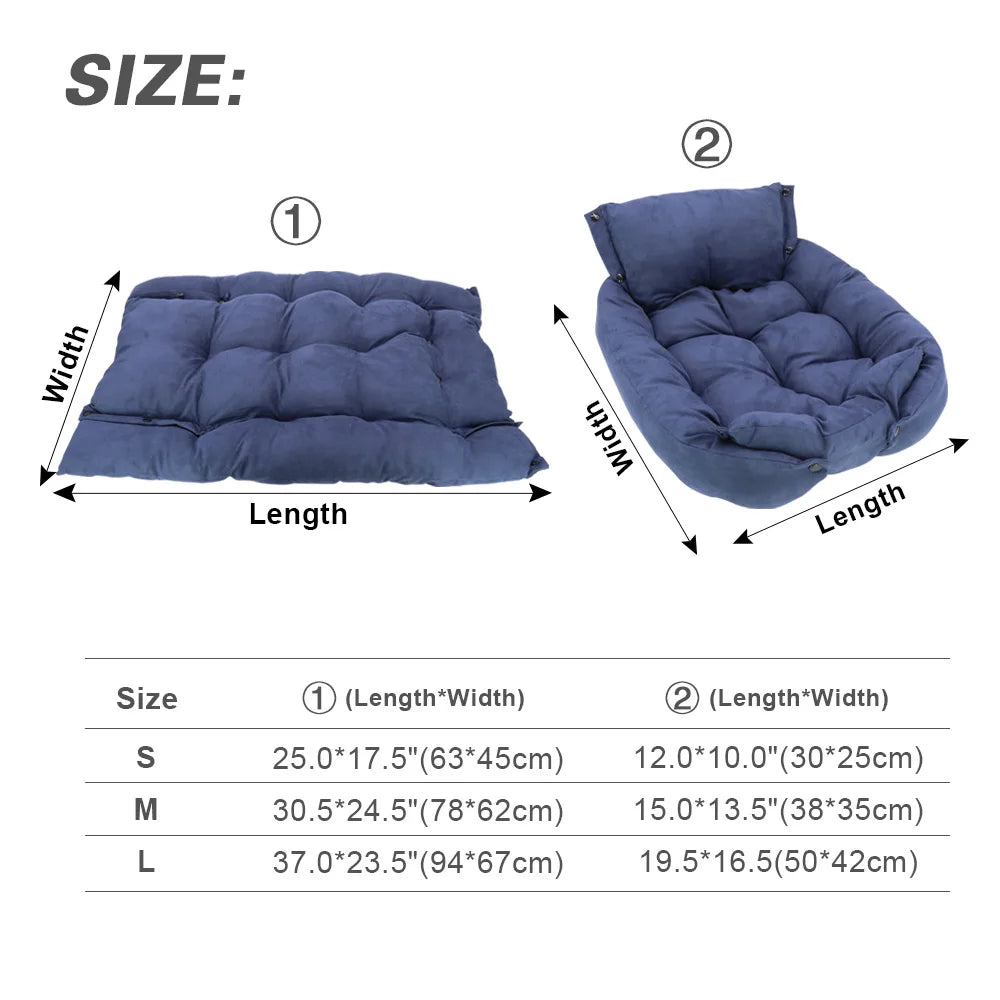 Didog 3 In 1 Multifunction Dog Bed Mat For Dogs Cats Nest Cozy
