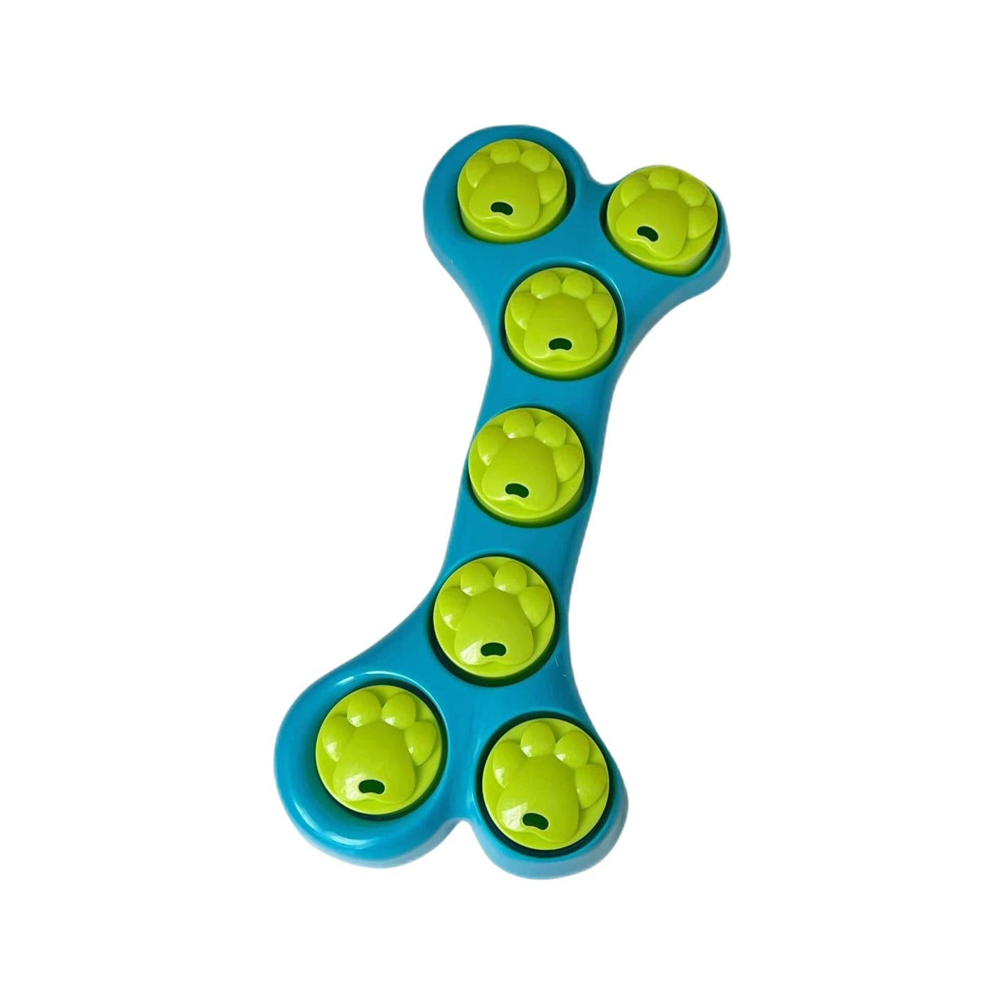 Hign-concerned Dog Slow Feeder Bone Shaped Treat Dispenser Toy