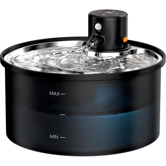 Hign-concerned Wireless Cat Water Fountain Rechargeable Cordless