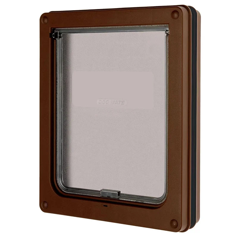 Otmagelu Lockable Dog Door With Privacy Flap For Safe Pets
