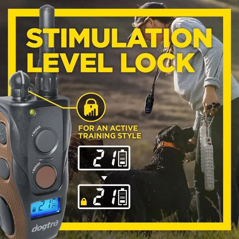 Remote Dog Training E Collar Handsfree Square High Output