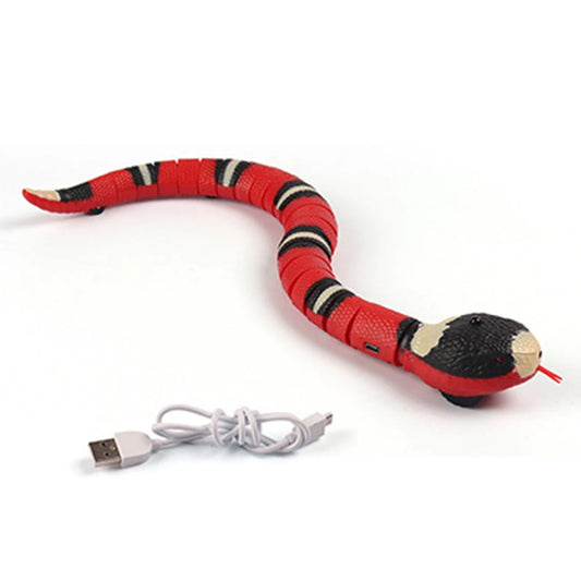 Snake Cat Toy Rechargeable Interactive Cat Toy Obstacle