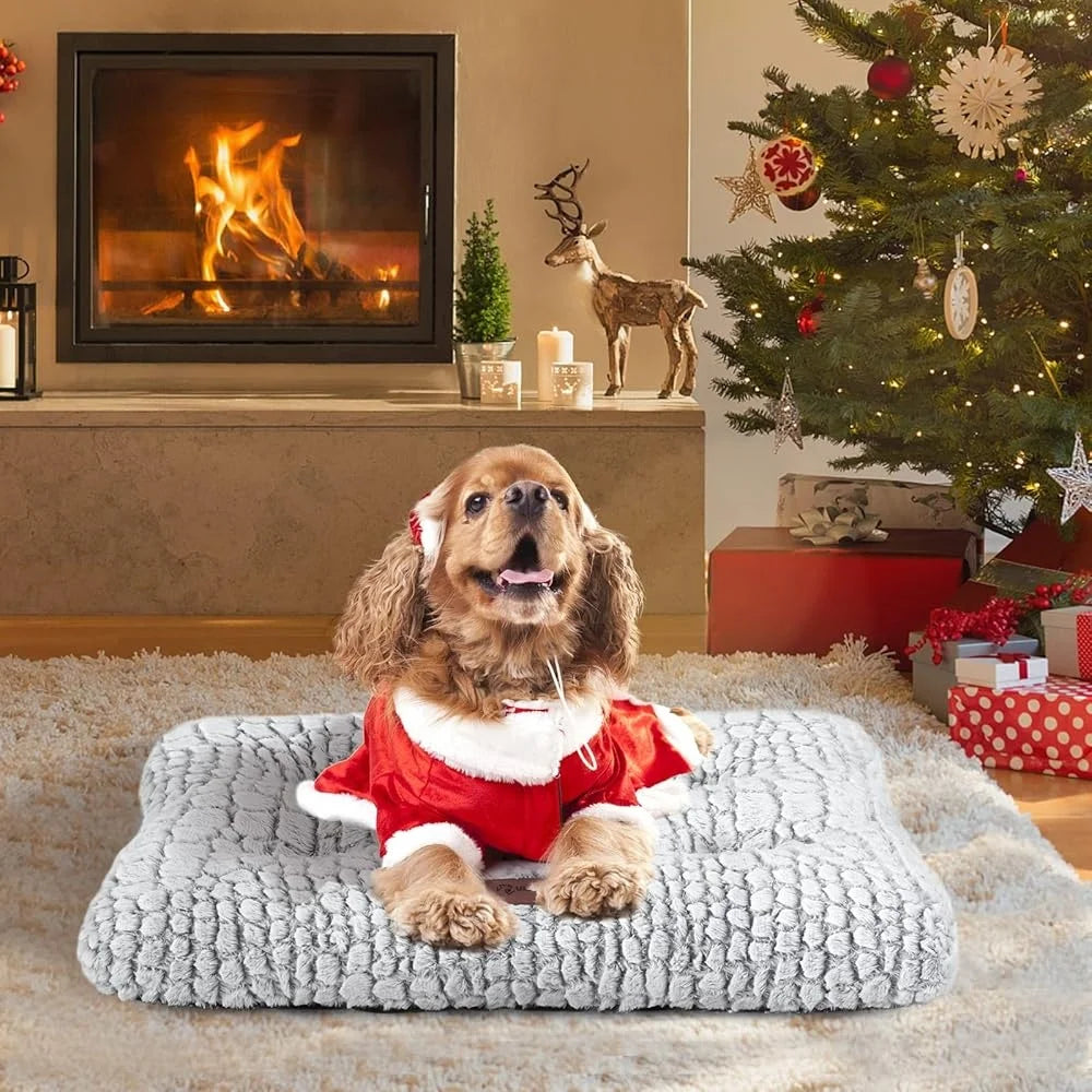 Soft Fluffy Dog Bed Cushion For Small Pets 24x18 Inches