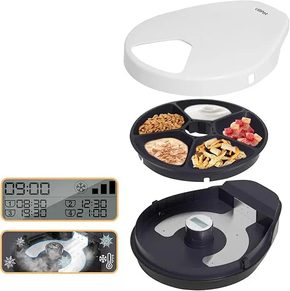 UBPET Cat Wet Food Automatic Feeder With Cooling And Timer