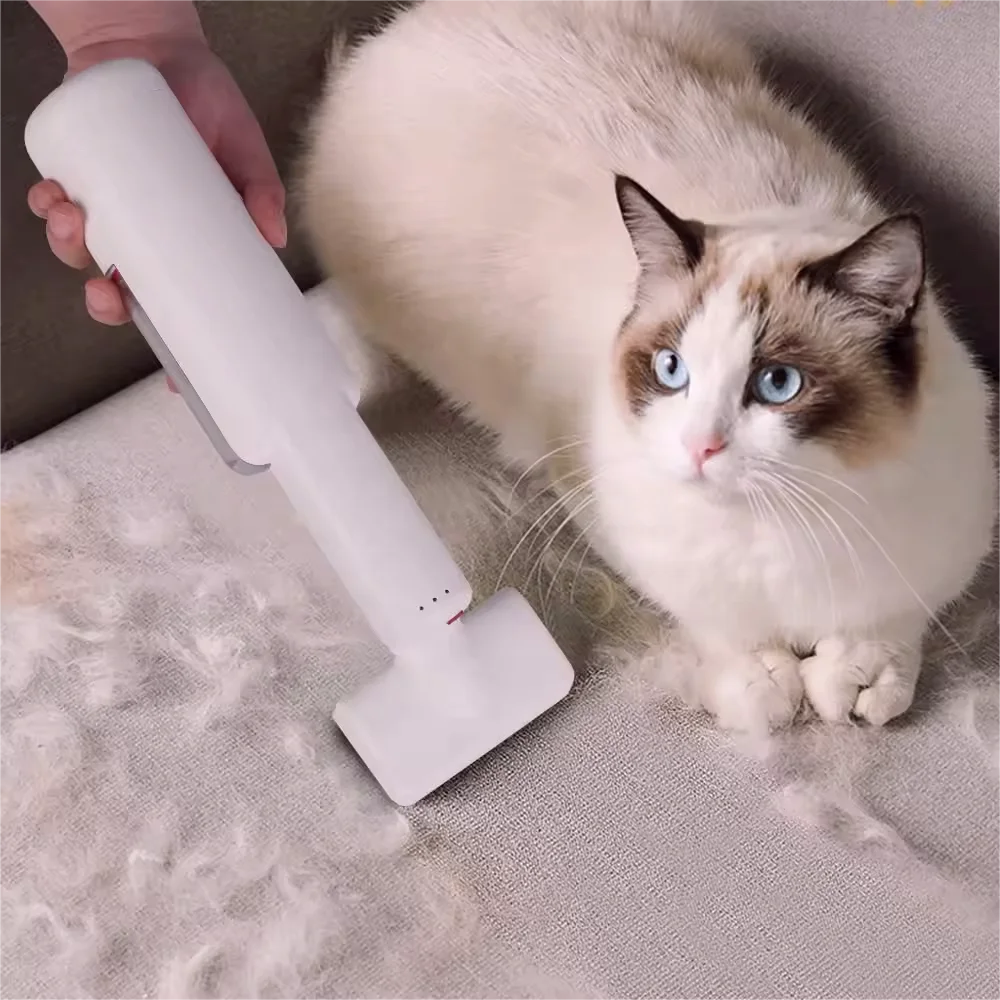 Pet Grooming Vacuum Cleaner Brush Kit for Dogs and Cats