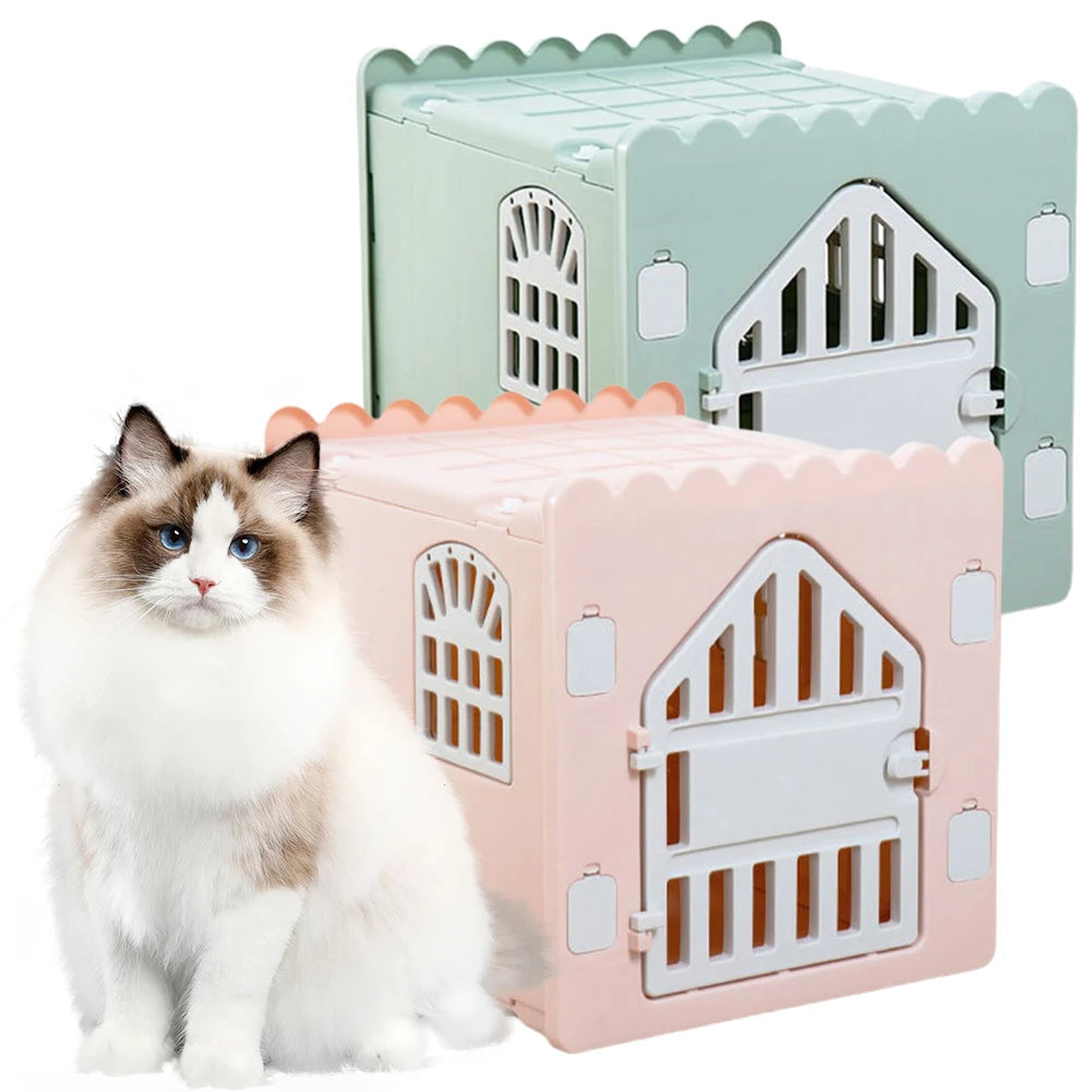 Closure Waterproof Plastic Cat House For Outdoor Cats