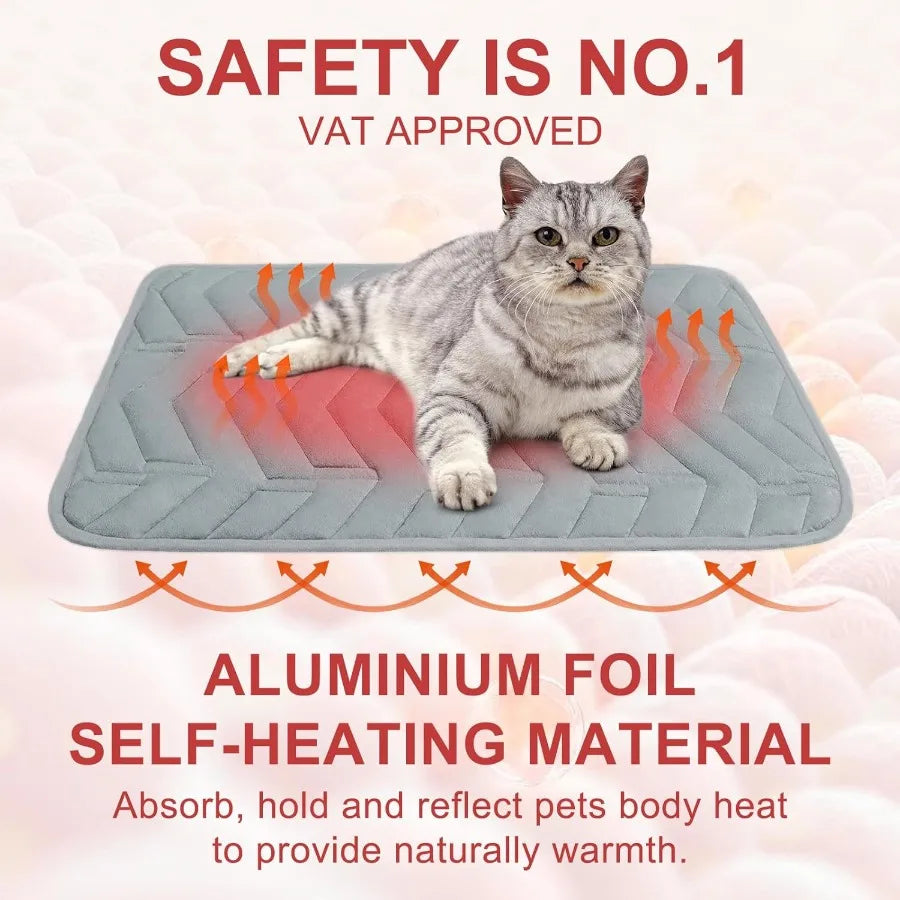 High-concerned Self Warming Pet Bed Mat For Cats And Dogs