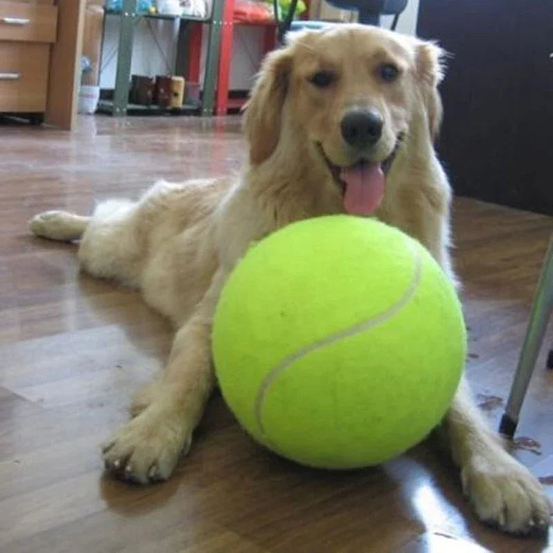 Giant Inflatable Tennis Ball Dog Chew Toy Deluxe Outdoor