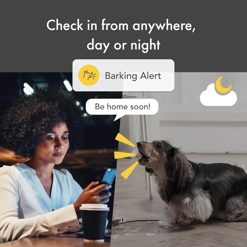 360 Dog Camera With Barking Alerts And Treat Dispenser