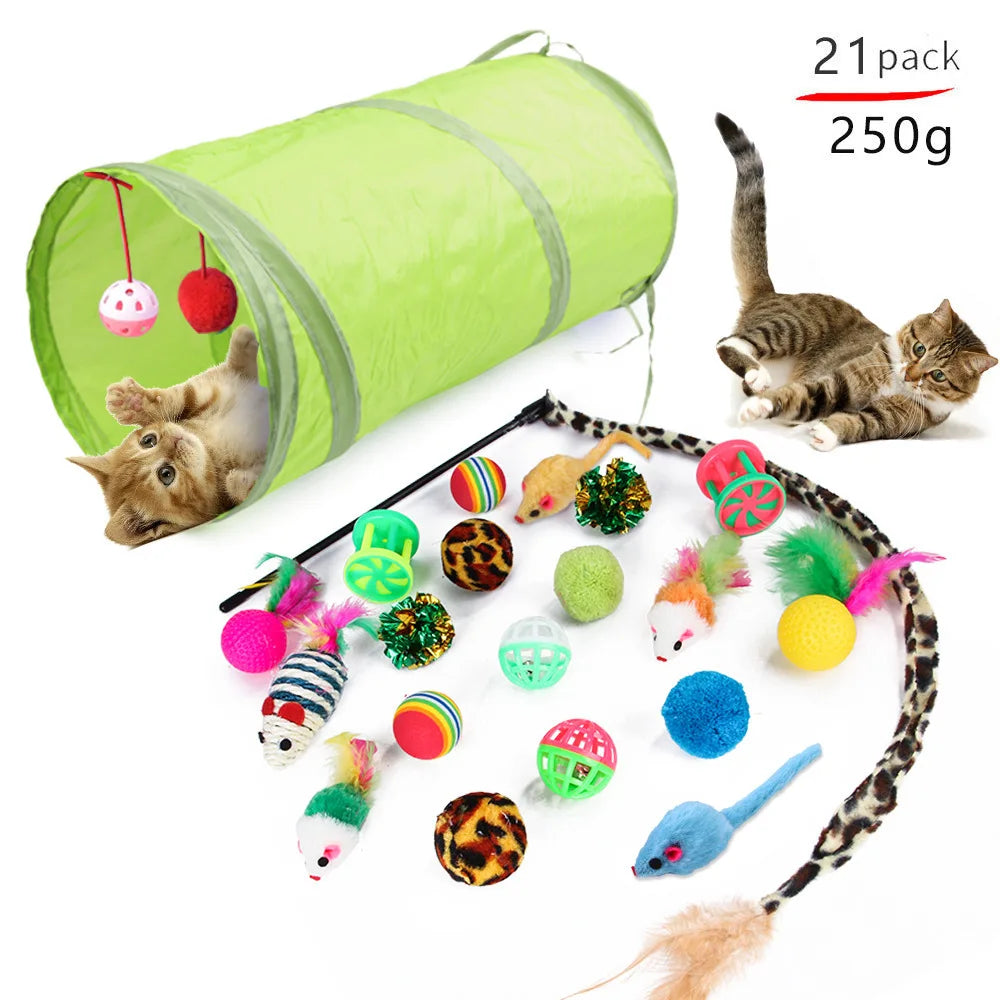 DualPet Kitten Toys Variety 20 Piece Cat Toy Set For Cats