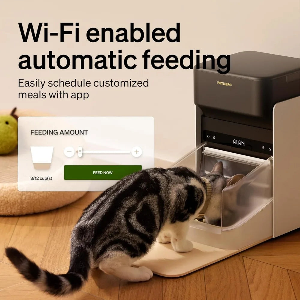 Hign-concerned RFID Automatic Cat Feeder 5G WiFi App Control