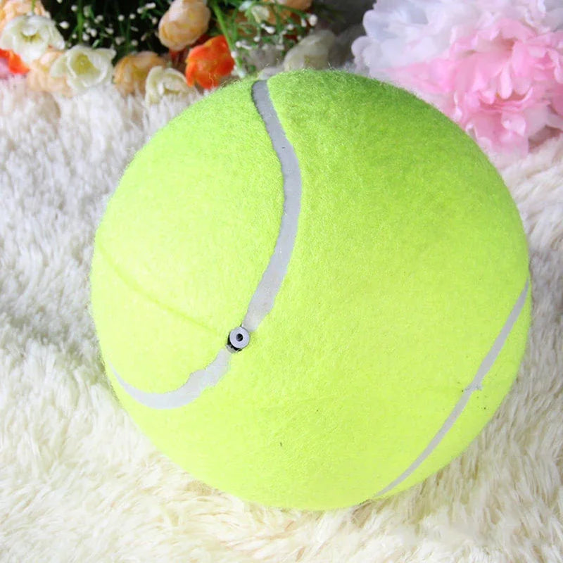 Giant Inflatable Tennis Ball Dog Chew Toy Deluxe Outdoor
