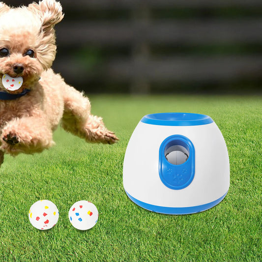 Automatic Ball Launcher For Dogs Adjustable 10 To 30 Feet