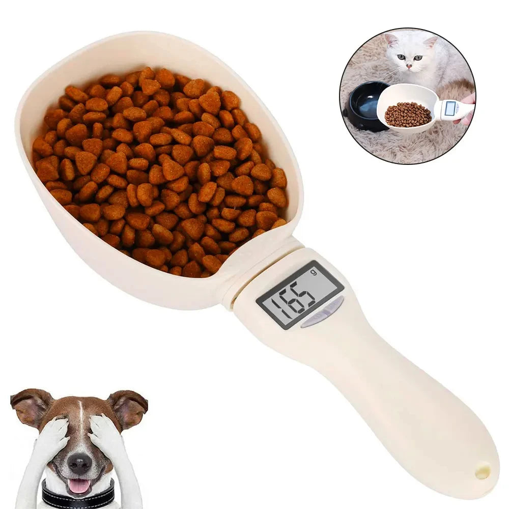 Hign-concerned Digital Pet Food Measuring Scoop Electronic Spoon Scale With LED Display