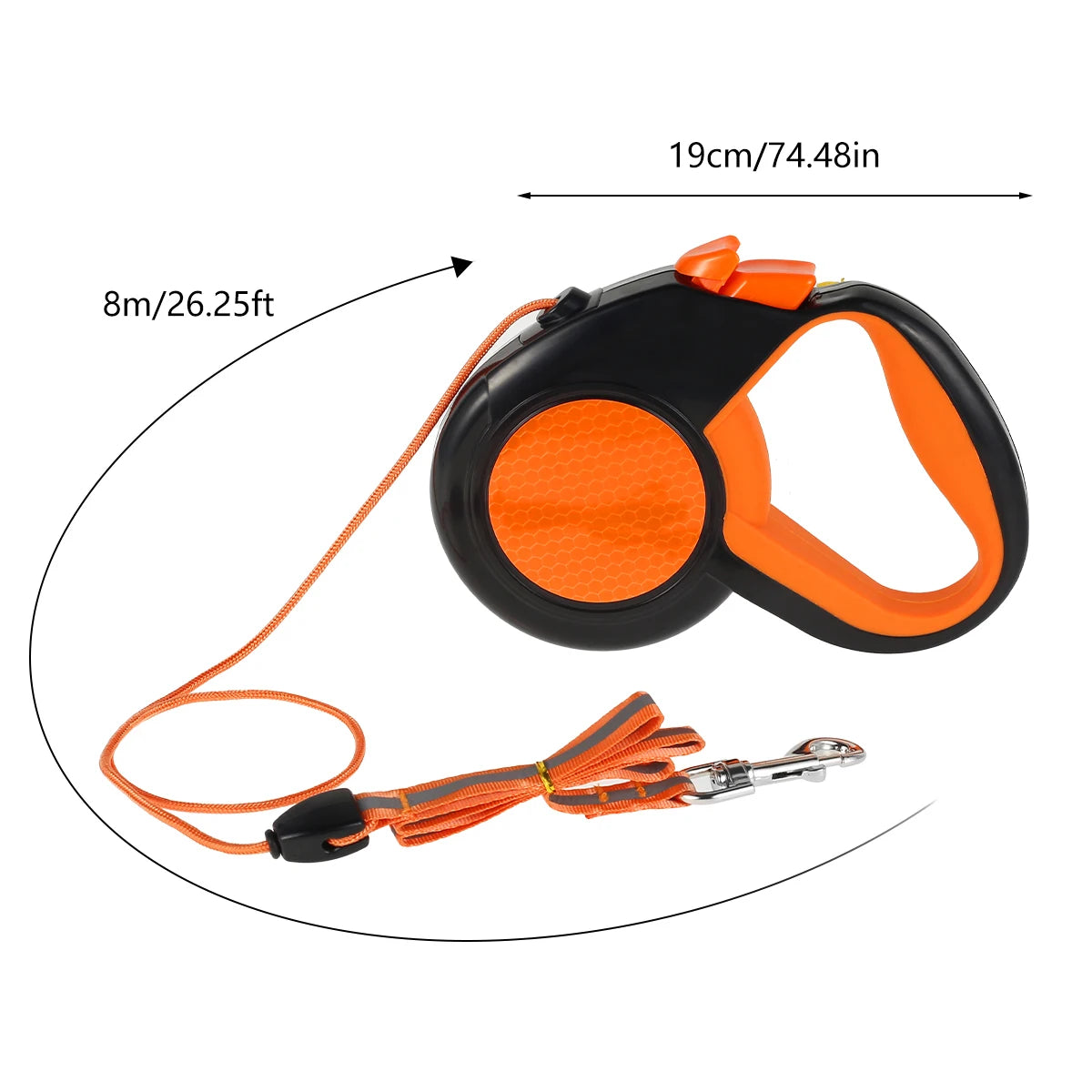 Willstar Retractable Dog Leash With Reflective Tape
