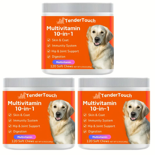 TenderTouch Multivitamin Dog Chews Grain Free 3 Pack 540g