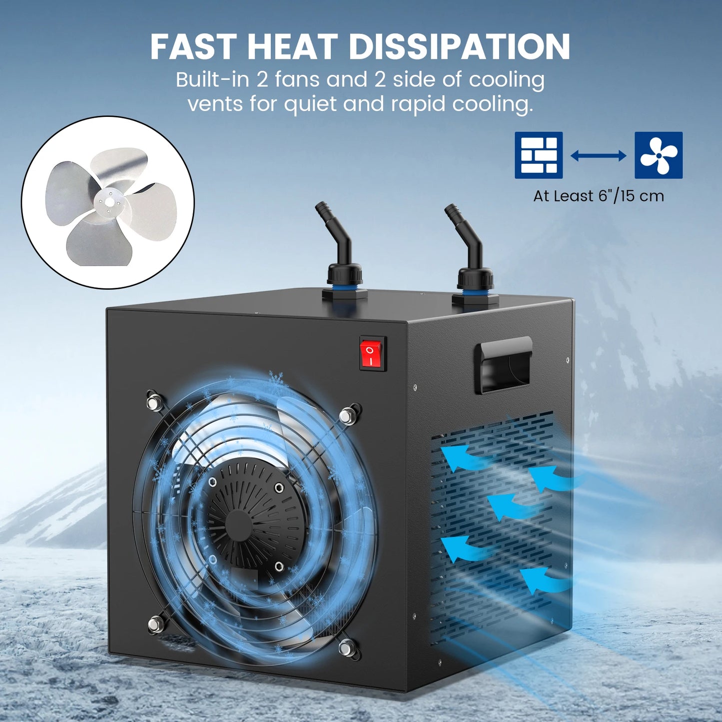 500L Aquarium Chiller for Hydroponics and Aquatic Life
