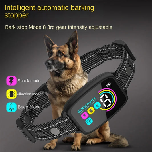 LISMD Dog Training Collar Anti Barking Stop Device Waterproof