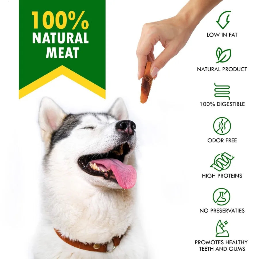 Dog Sweet Potato Chicken Chew Treats Grain Free Snacks
