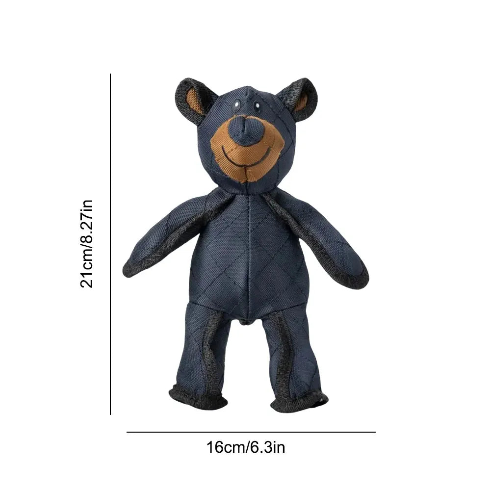 Mighty Bear Plush Interactive Dog Toy With Sound Teeth