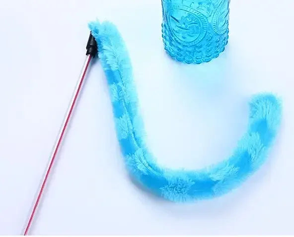 Funny Plush Cat Stick Feather Interactive Toy For Cats