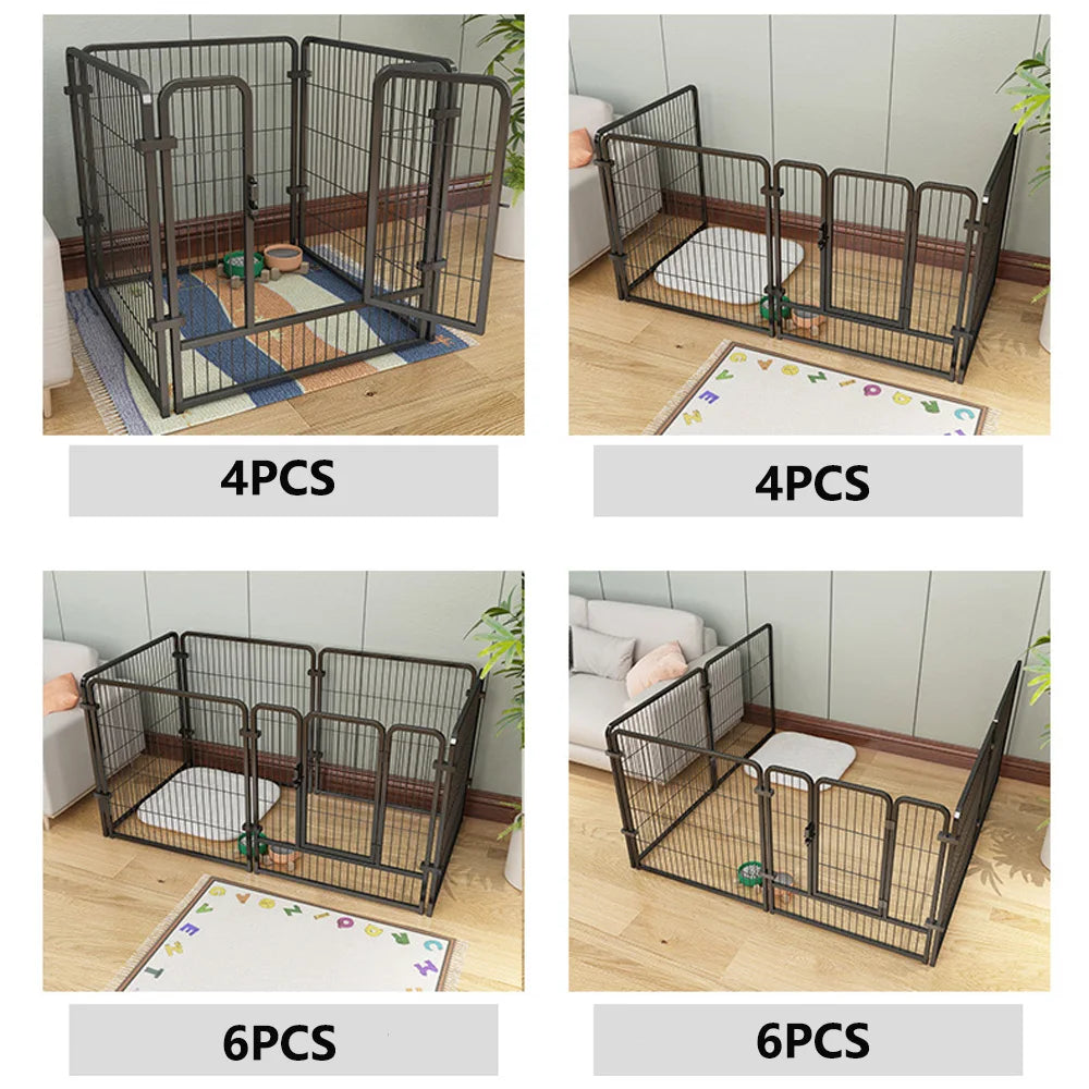 Foldable Dog Fence Playpen For Dogs Cats And Rabbits