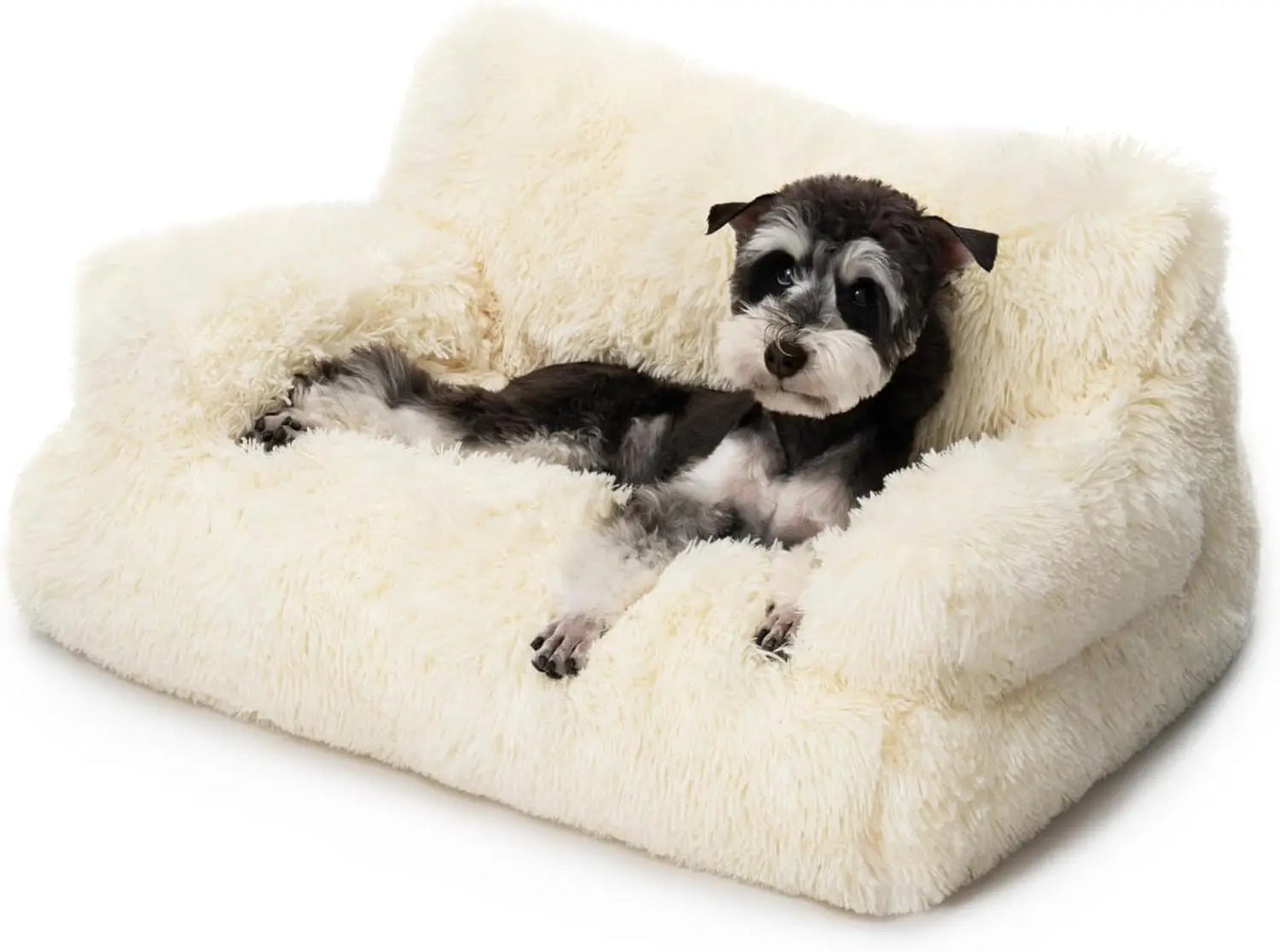 Mewoo Dog Couch Leather Bed With Removable Washable Cover