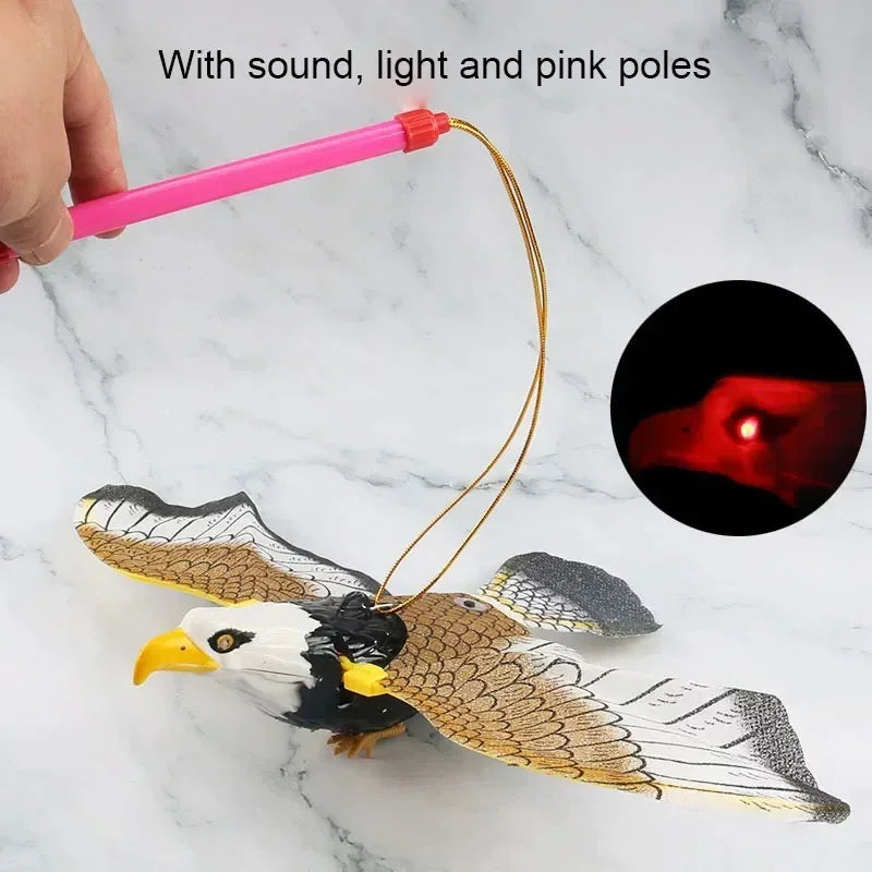 CN Jiangsu Zhejiang Interactive Simulation Bird Cat Toy Hanging Eagle