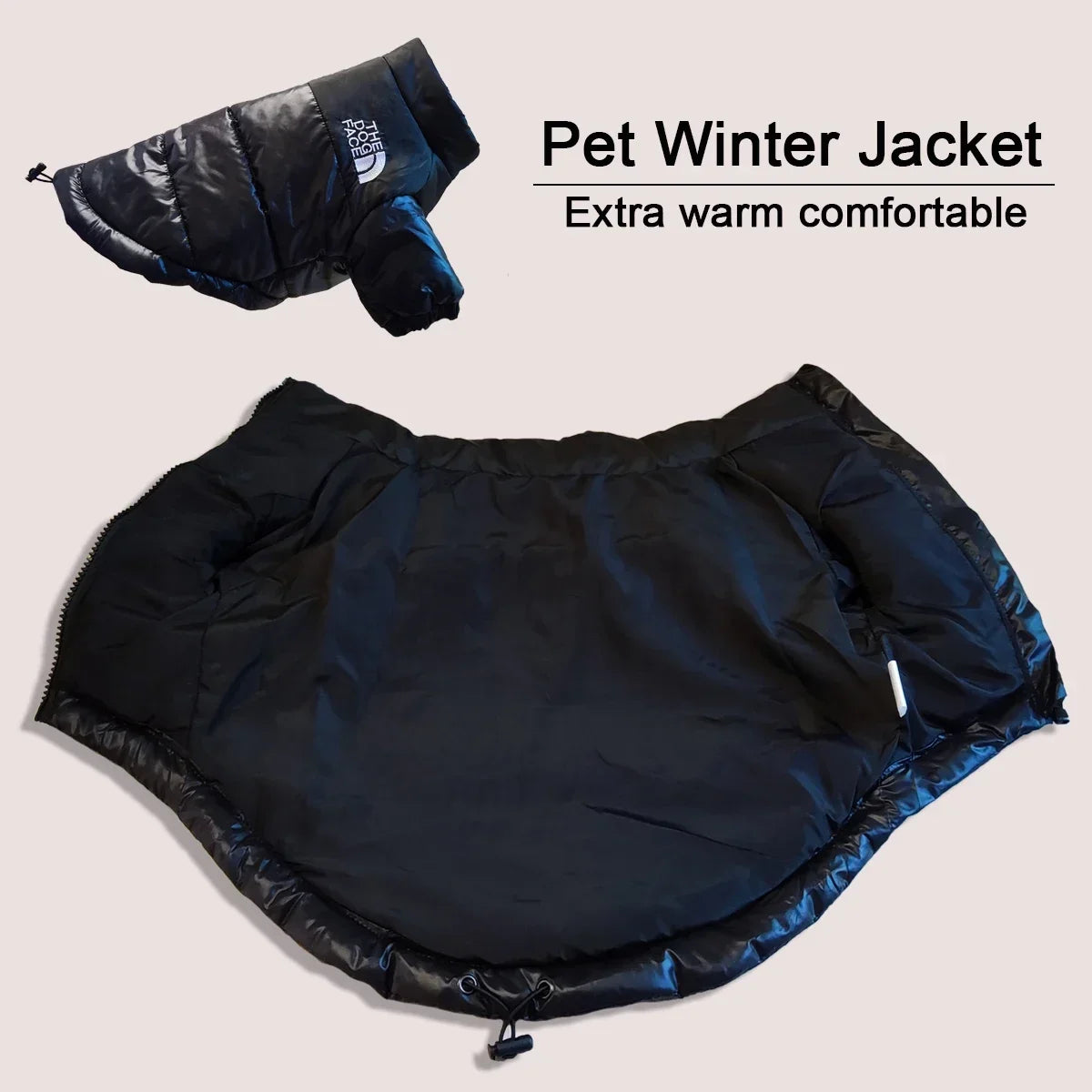 Wangupet Winter Dog Coat Reflective Windproof Jacket For Dogs