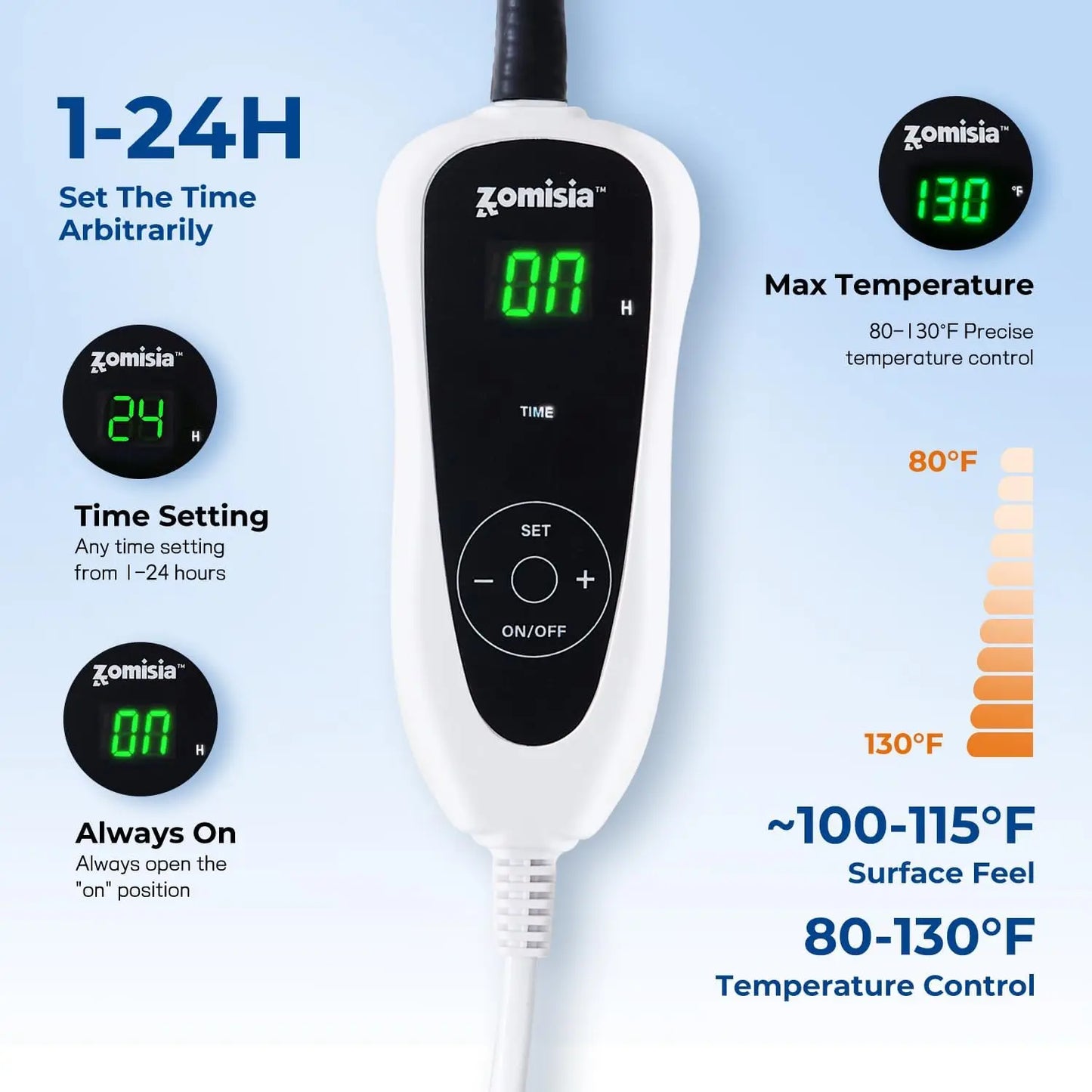 Apollo Indoor Cat Heating Bed Adjustable Temperature Pad With Timer
