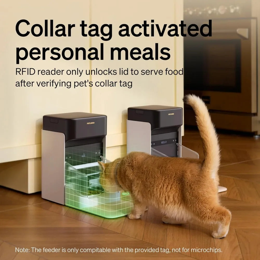 Hign-concerned RFID Automatic Cat Feeder 5G WiFi App Control