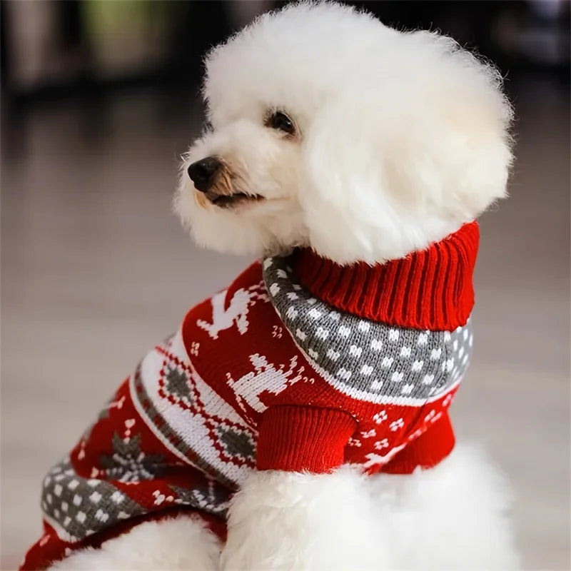 Guangdong CN Christmas Style Pet Sweater For Dogs And Cats