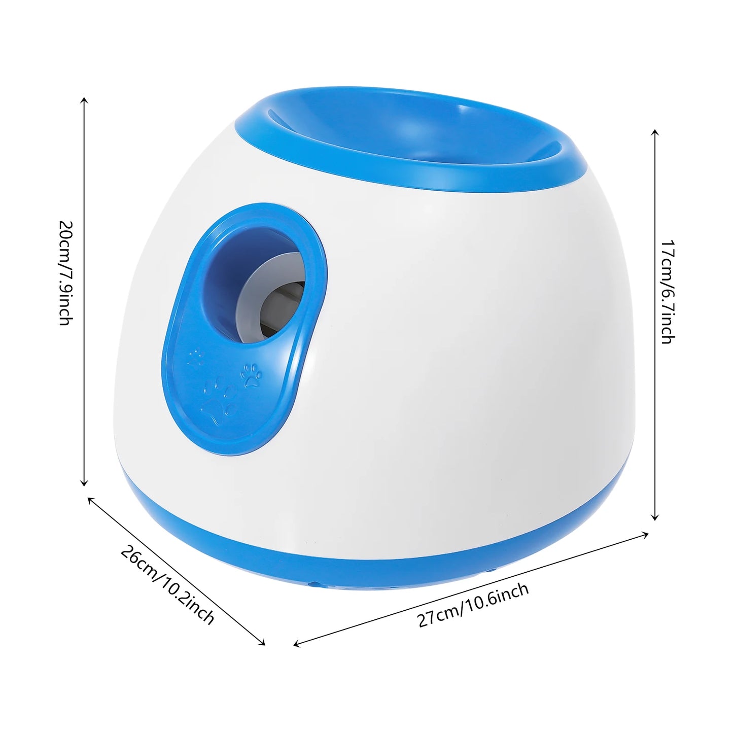 Automatic Ball Launcher For Dogs Adjustable 10 To 30 Feet