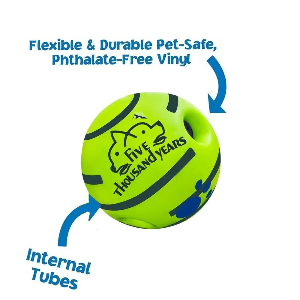 Interactive Dog Toy Giggle Ball Puzzle For Mental Stimulation
