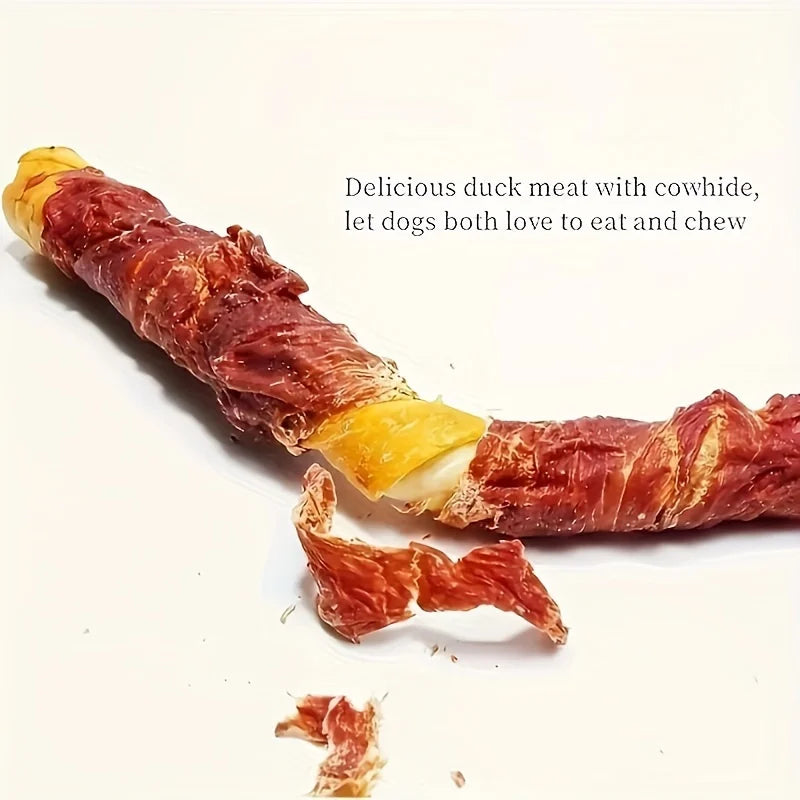 Duck Wrapped Rawhide Sticks 3 Pack for All Dog Sizes
