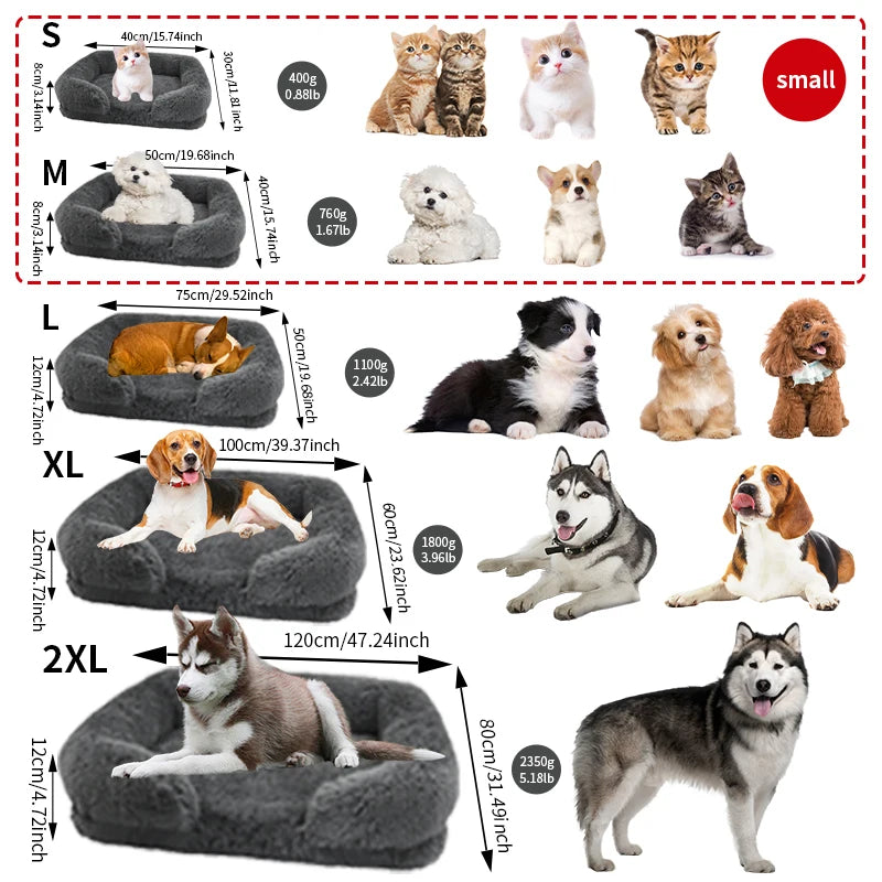 Jiangsu Thickened Orthopedic Egg Sponge Dog Bed With Washable Plush Cover