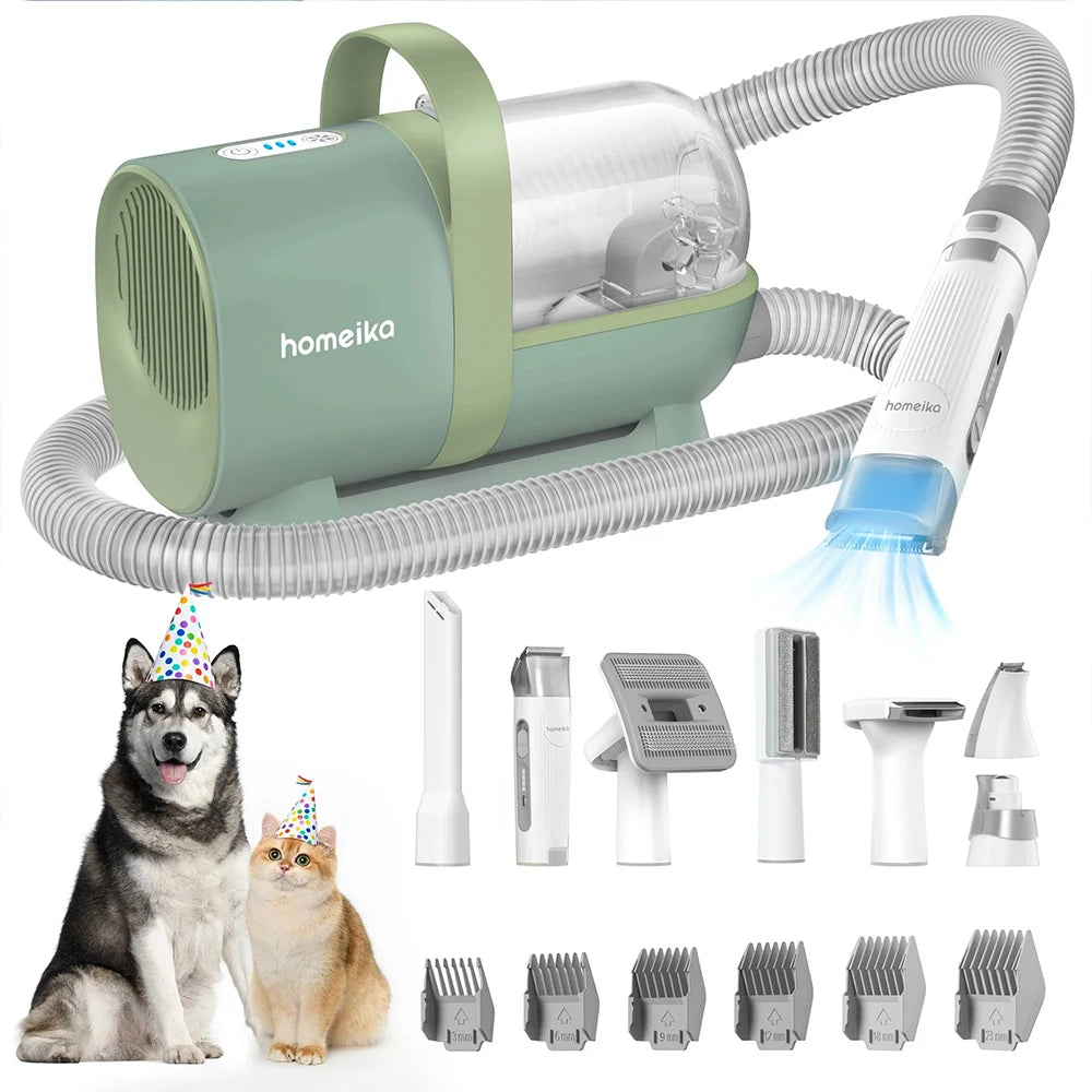 Homeika Pet Grooming Kit with Vacuum and Nail Grinder